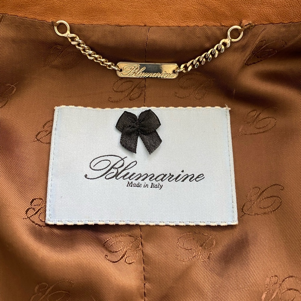Blumarine leather jacket  size I42 - Picture 2 of 5